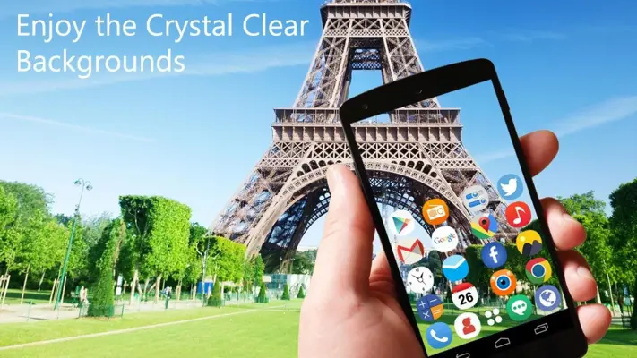 Transparent Launcher android App screenshot 3